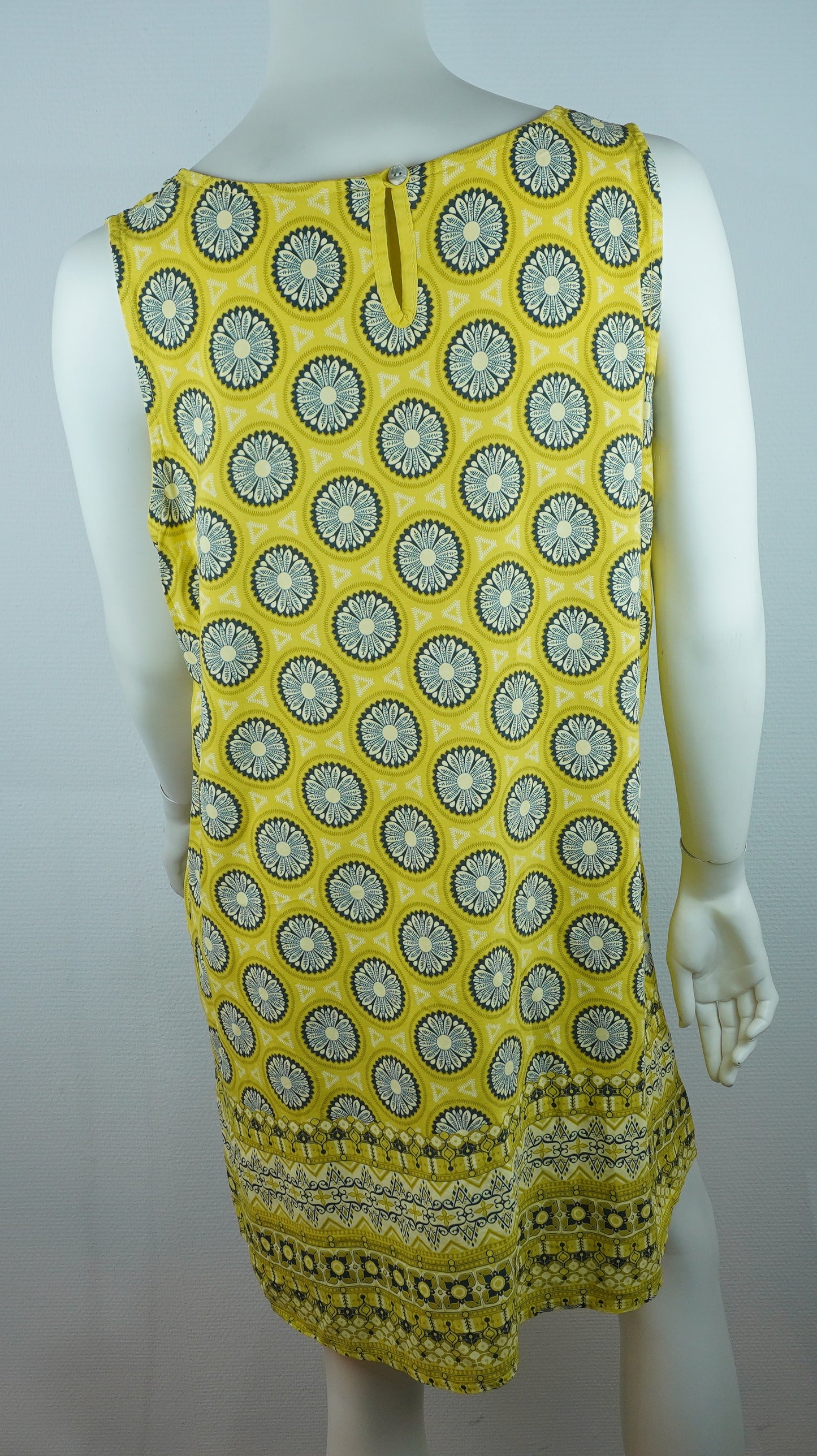 Sommerkleid Nala Gelb – Rückseite