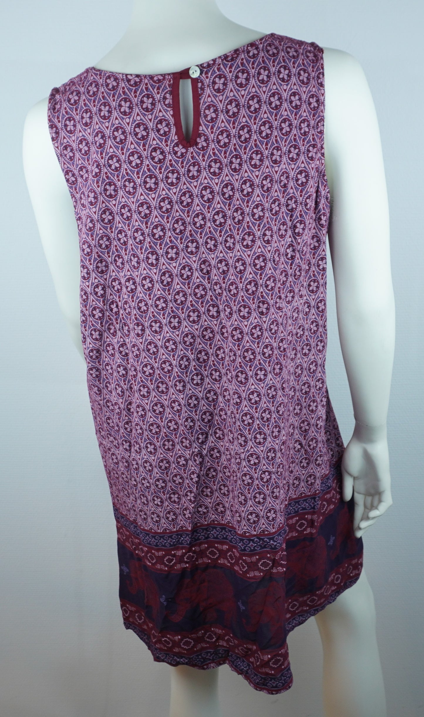 Sommerkleid Nala Lila – Rückseite