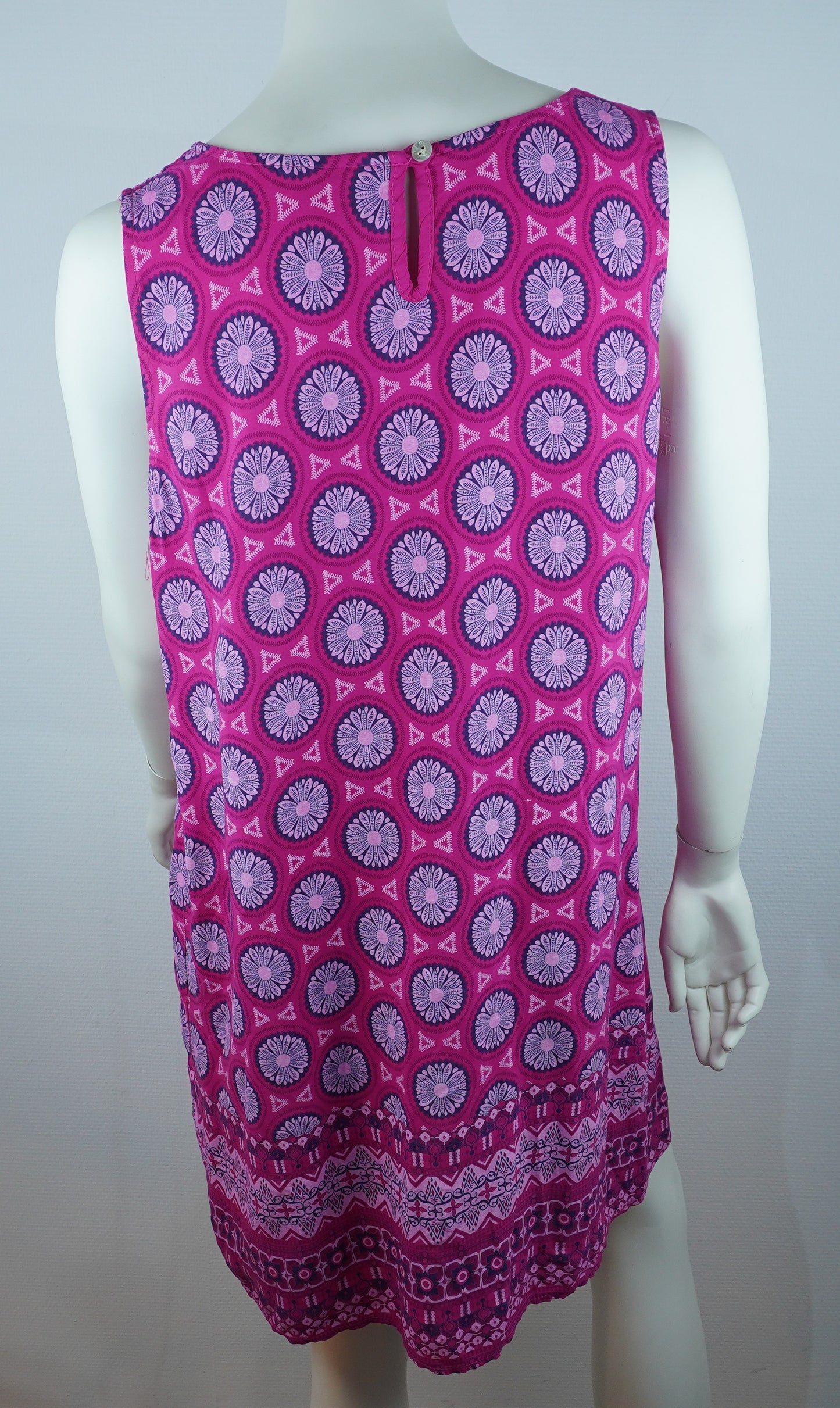 Sommerkleid Nala Pink – Rückseite