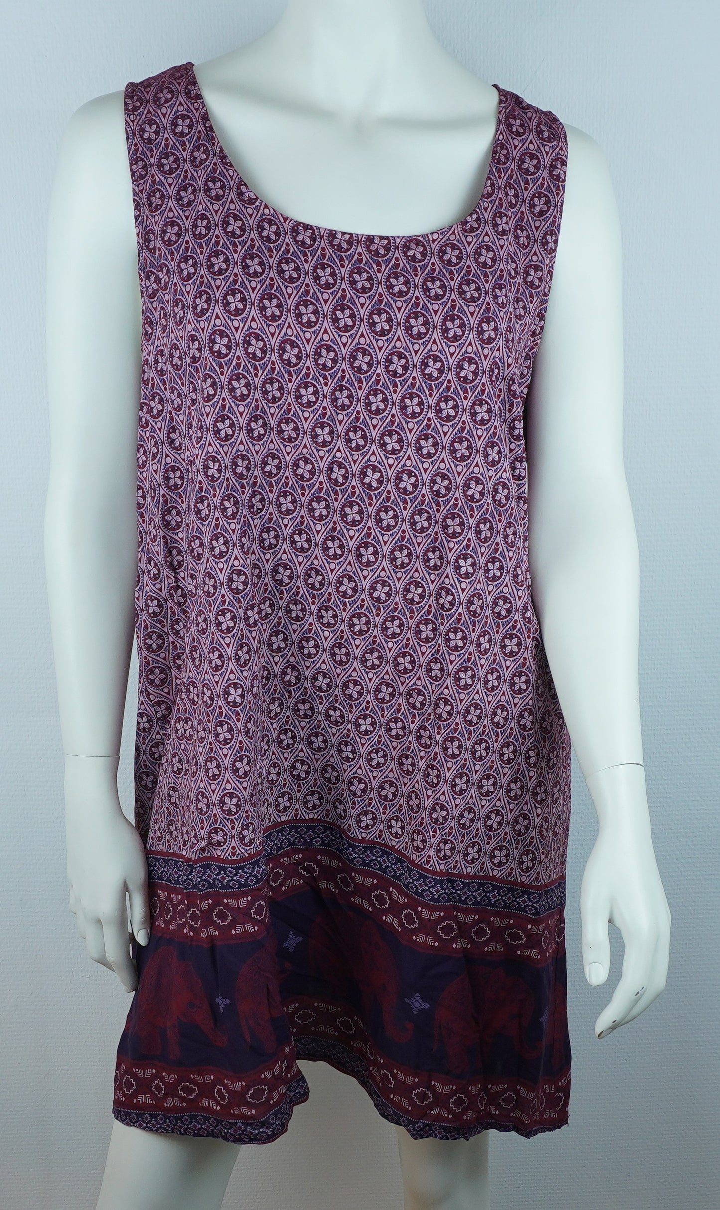 Sommerkleid Nala Lila – Vorderseite