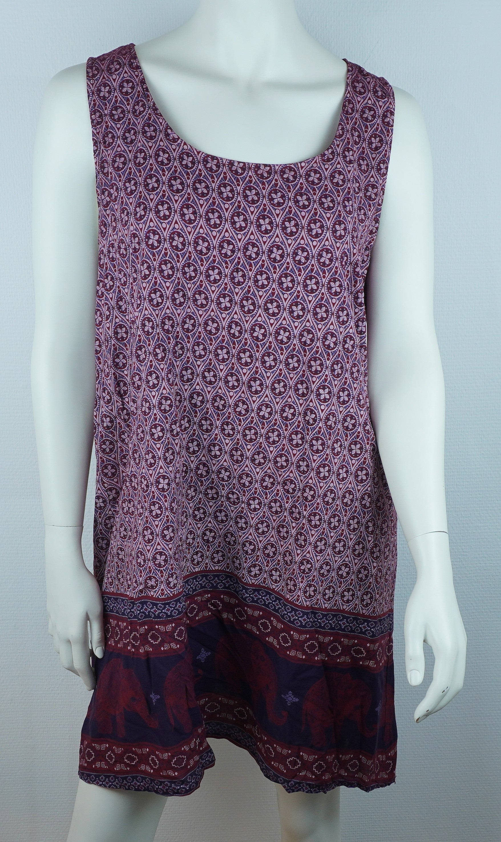 Sommerkleid Nala Lila – Vorderseite
