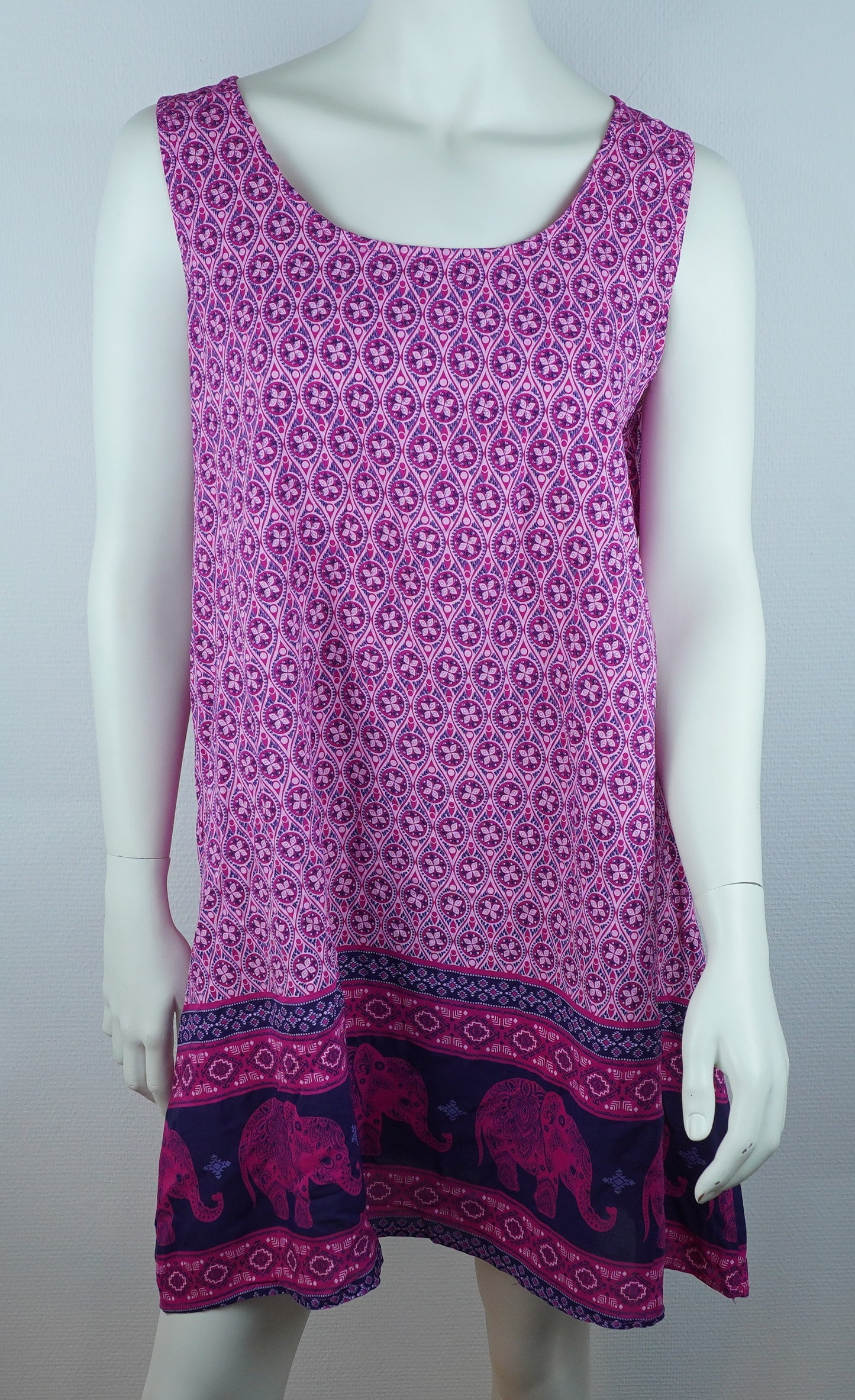 Sommerkleid Maya Pink – Vorderseite