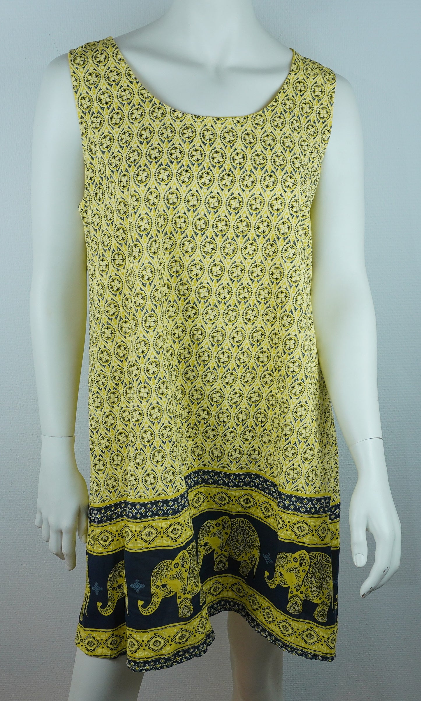 Sommerkleid Maya Gelb – Vorderseite