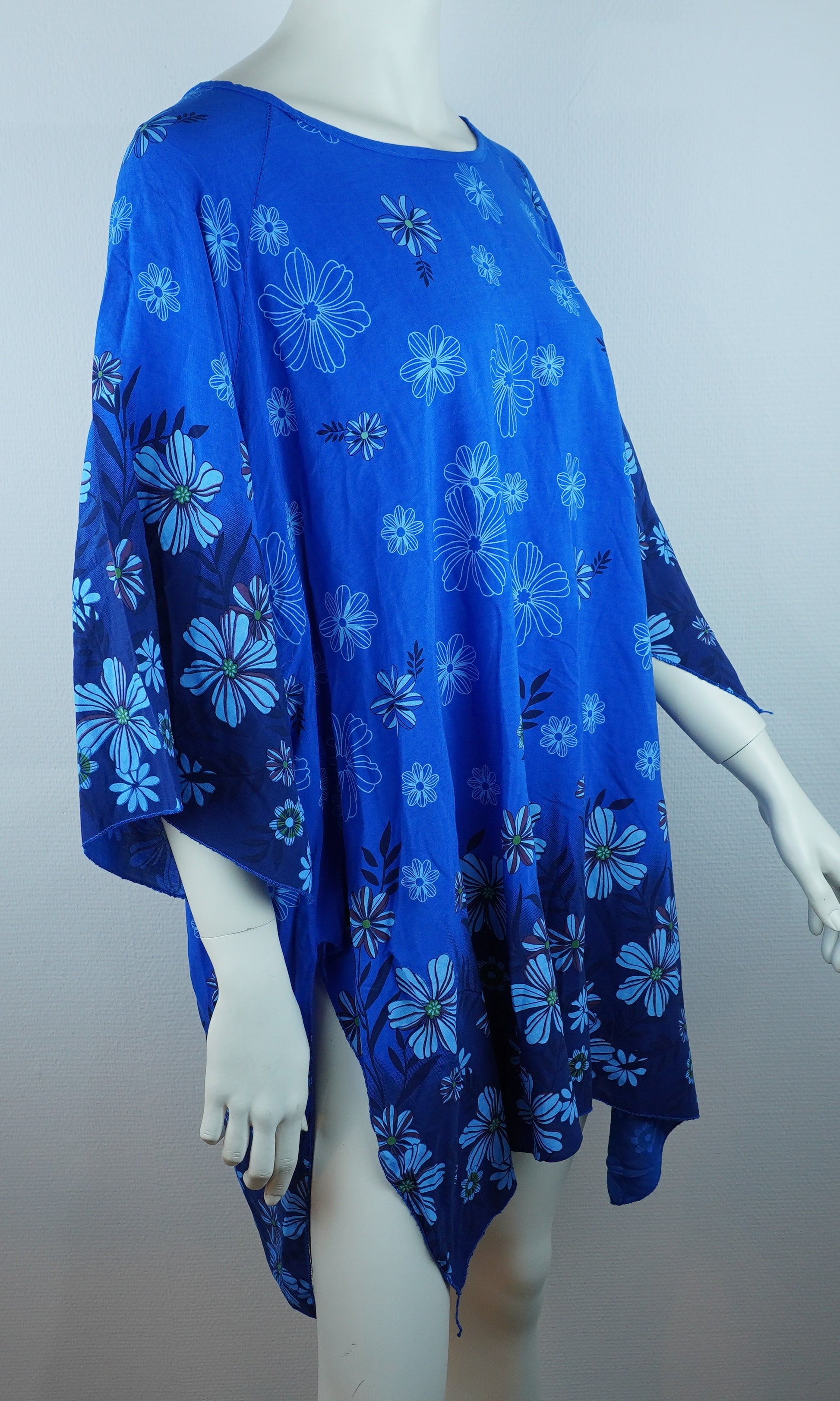 Tunika Raya Royalblau – Seitenansicht