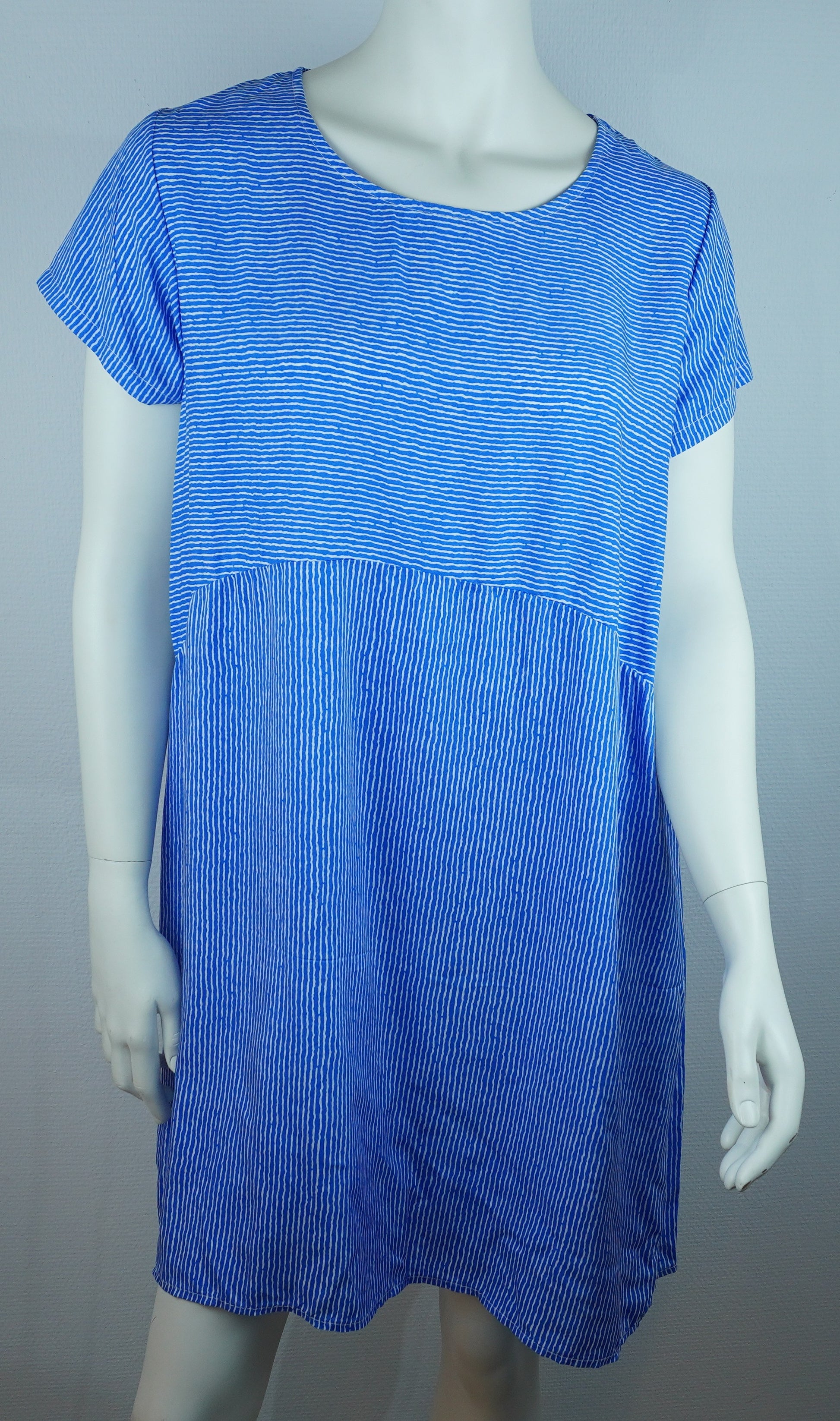 Sommerkleid Streifen Royal Vorderansicht