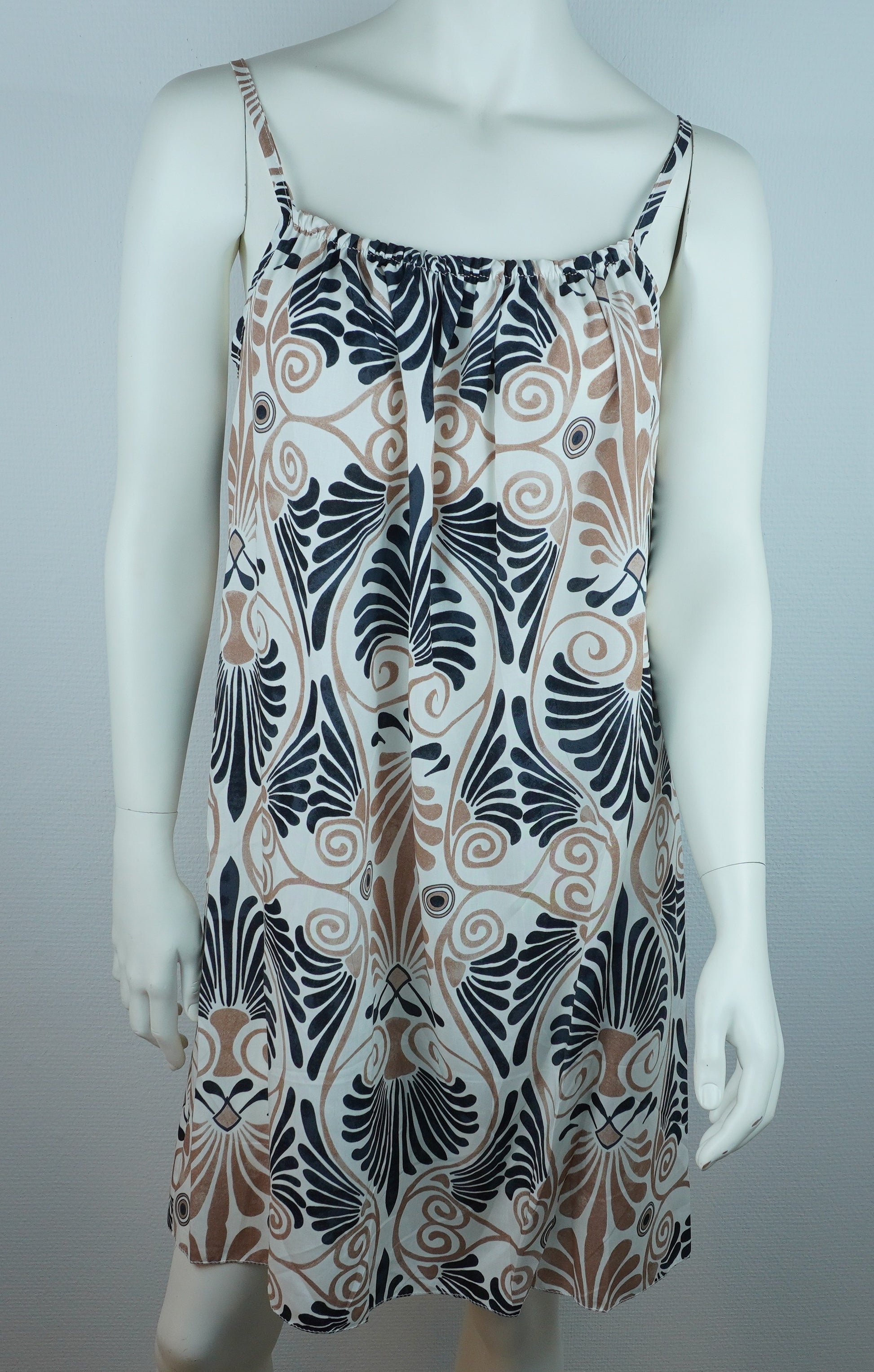 Sommerkleid Art Déco Vorderansicht