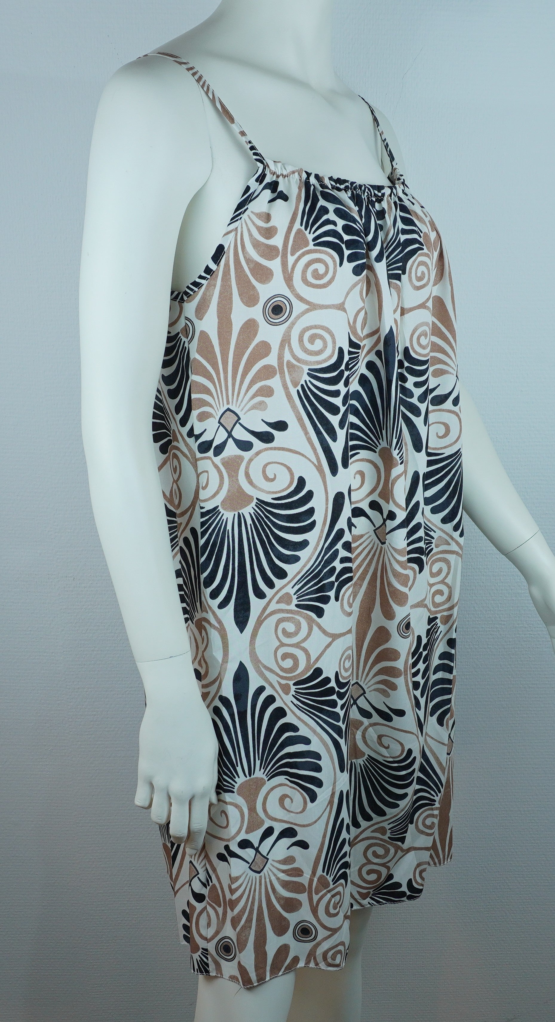 Sommerkleid Art Déco Seitenansicht