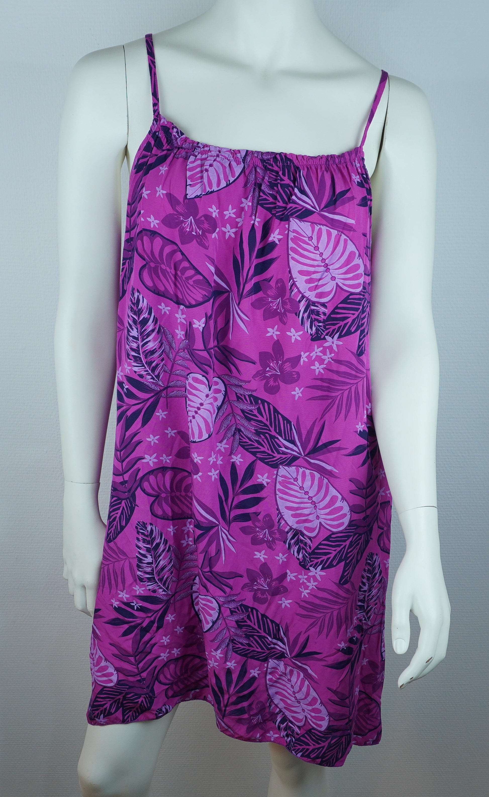 Sommerkleid Tropical Magenta Vorderansicht