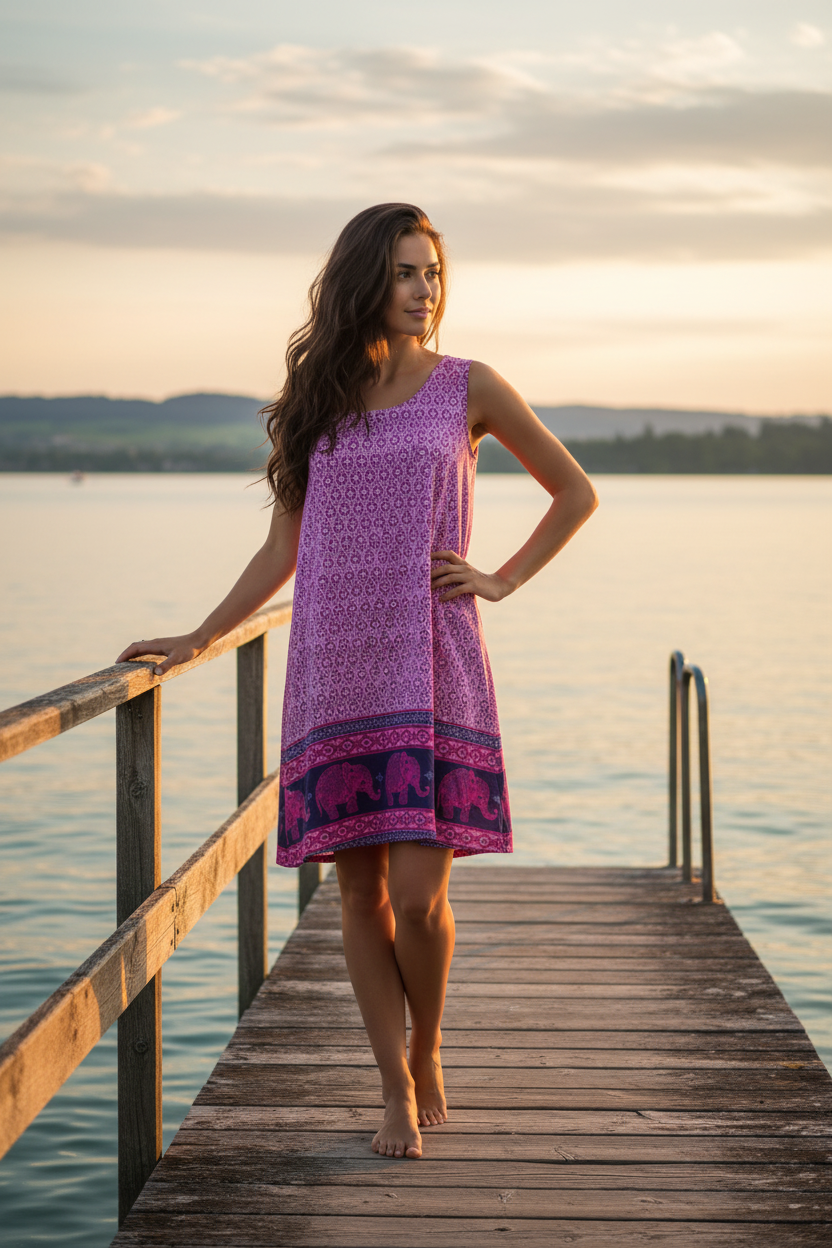 Sommerkleid Maya Pink – Bodensee Lifestyle
