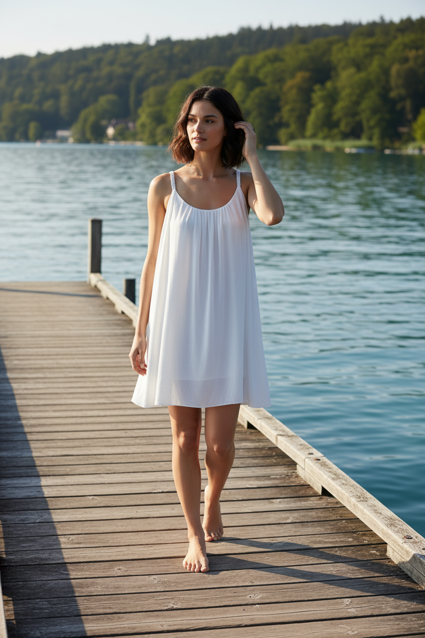 Sommerkleid Malia Weiß – Bodensee Lifestyle