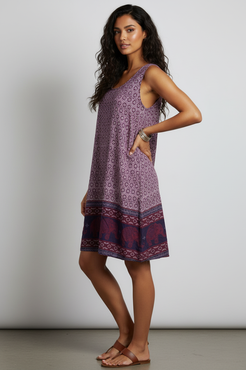Sommerkleid Nala Lila – KI Seite