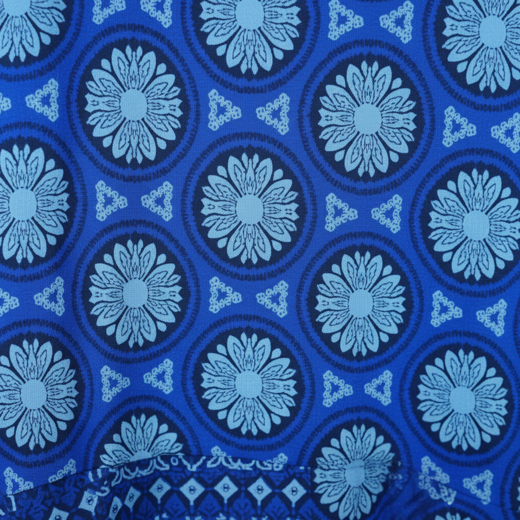 Sommerkleid Nala Blau – Detailshot