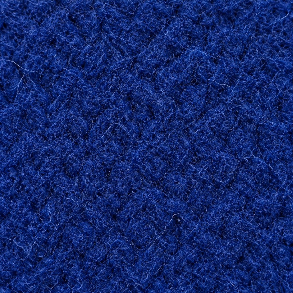 Kapuzenjacke Wollfilz Royalblau – Stoff Detail