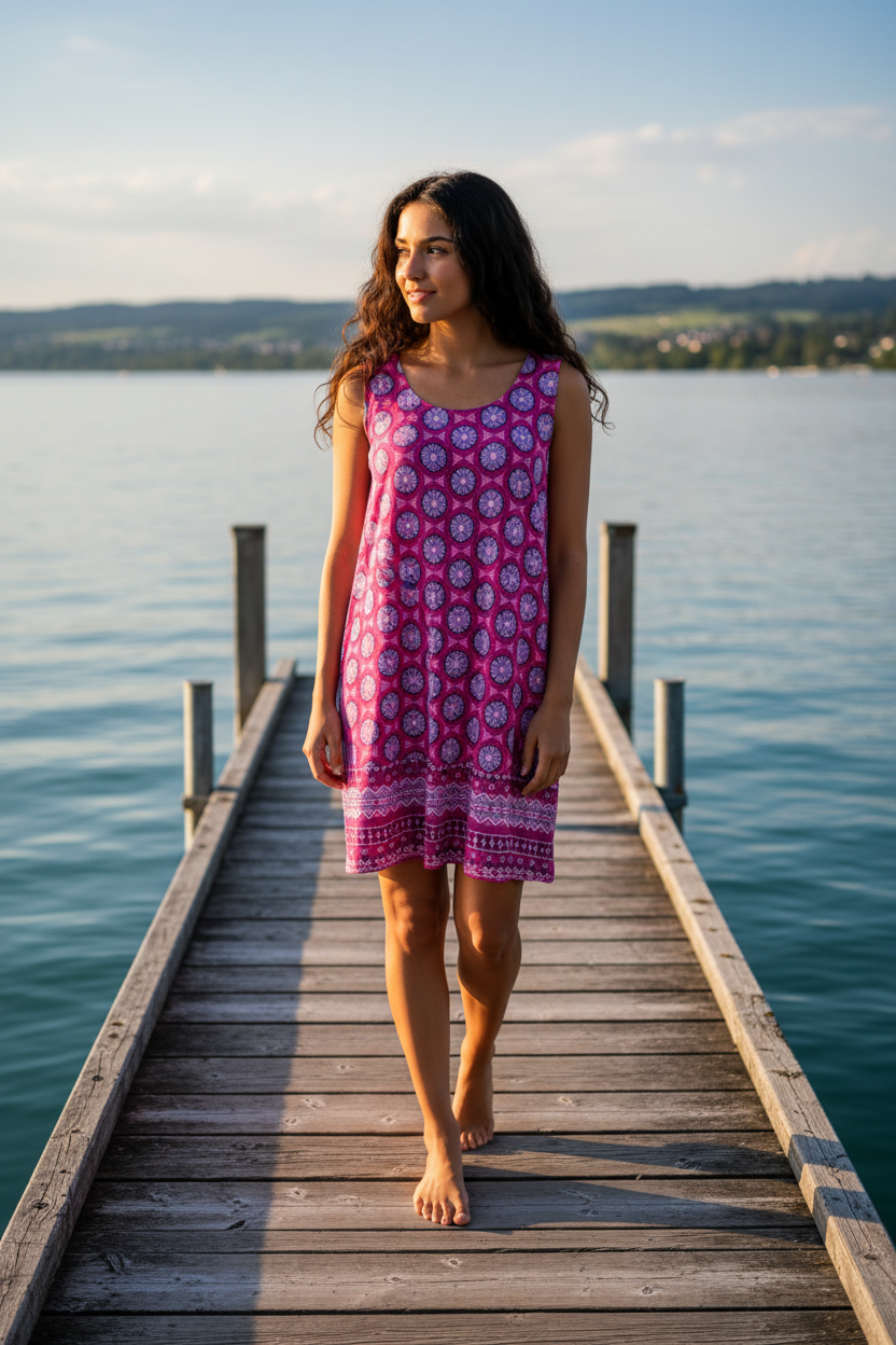 Sommerkleid Nala Pink – Bodensee Lifestyle