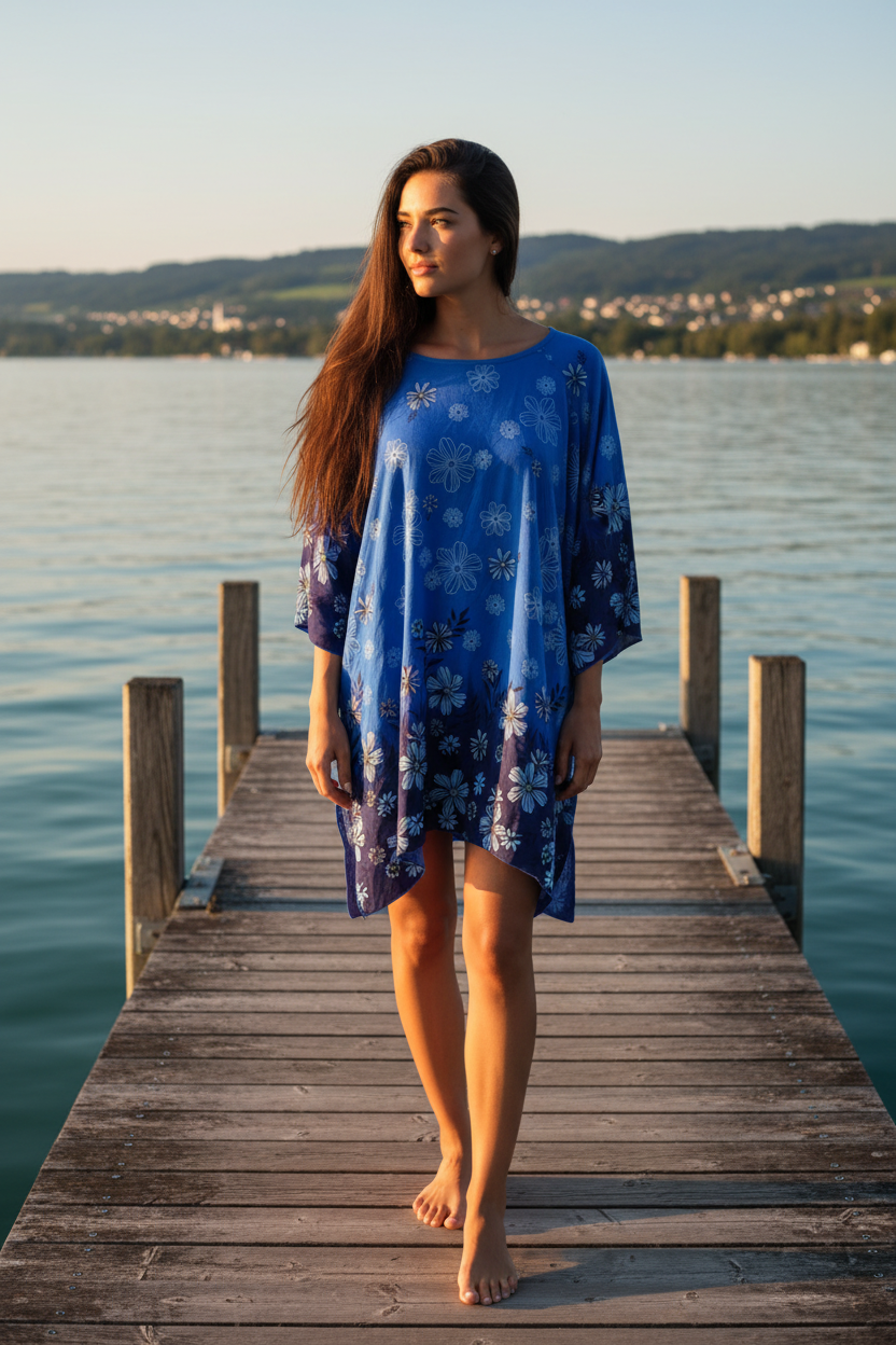 Tunika Raya Royalblau – Bodensee Lifestyle