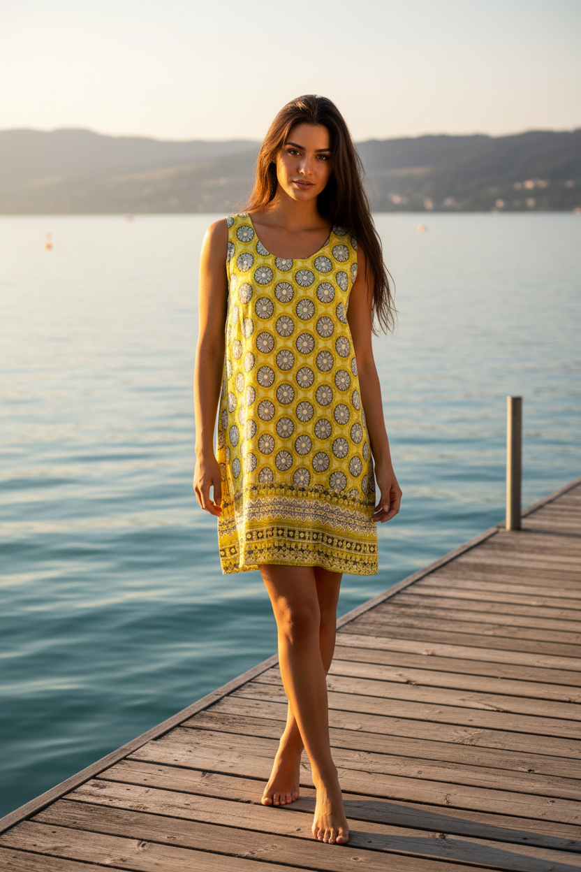 Sommerkleid Nala Gelb – Bodensee Lifestyle