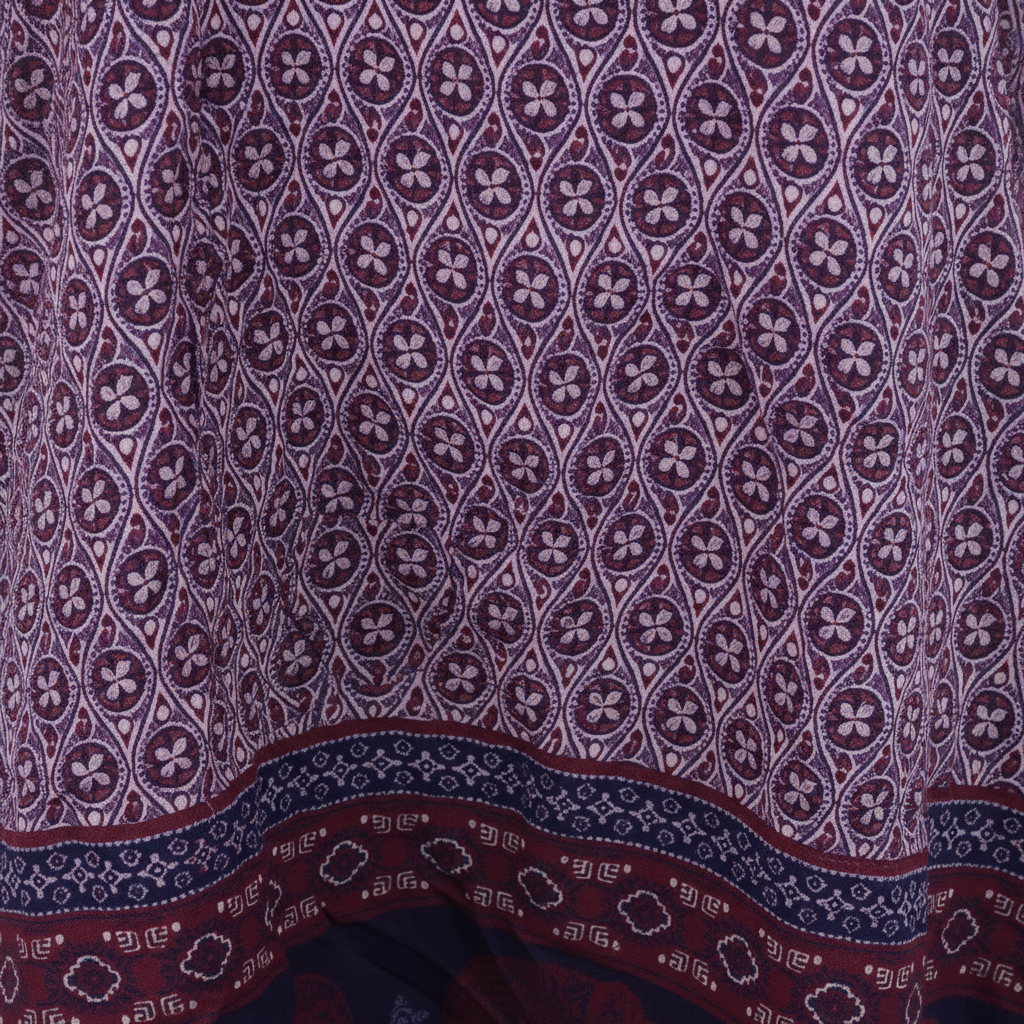 Sommerkleid Nala Lila – Detailshot