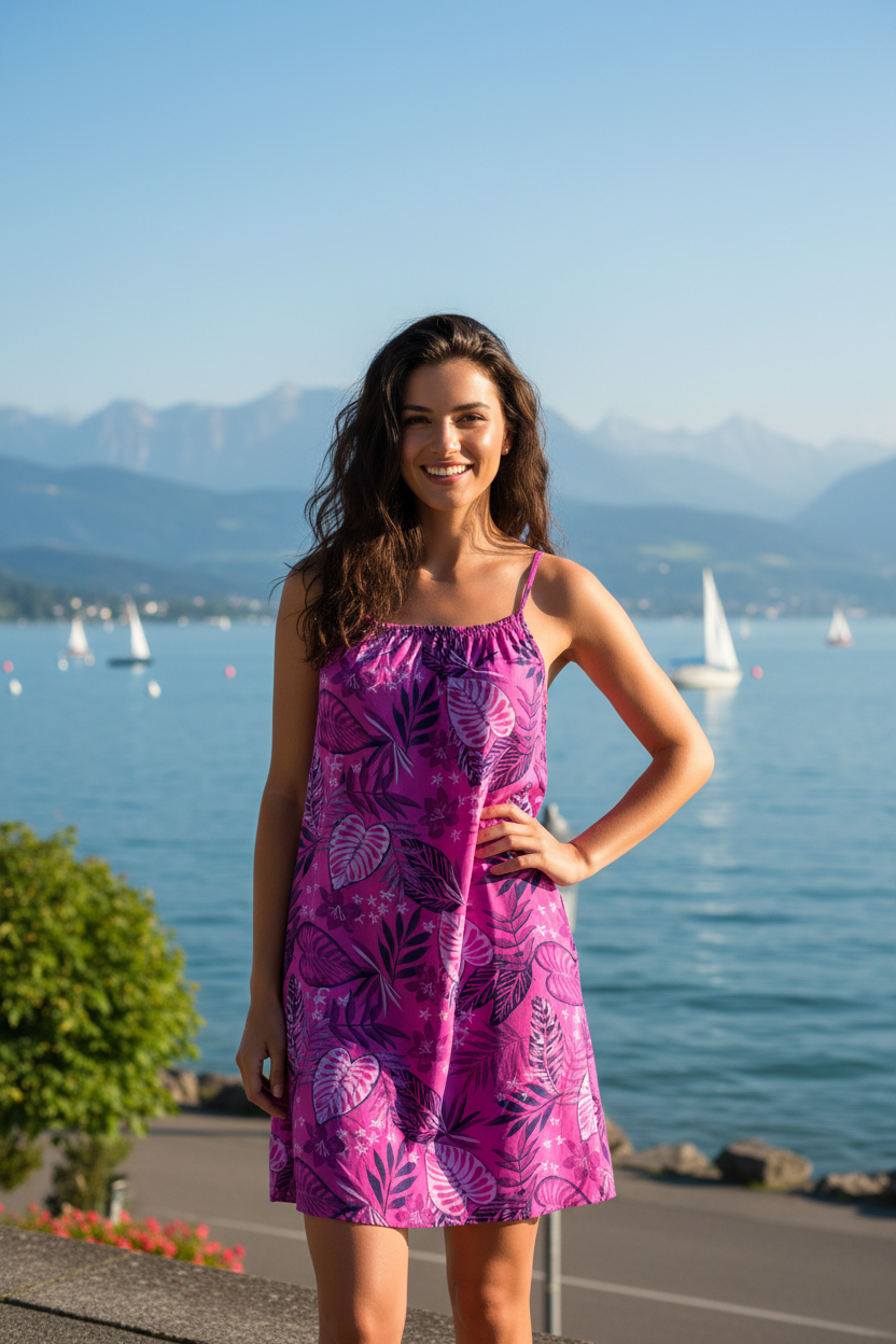 Sommerkleid Tropical Magenta Bodensee KI