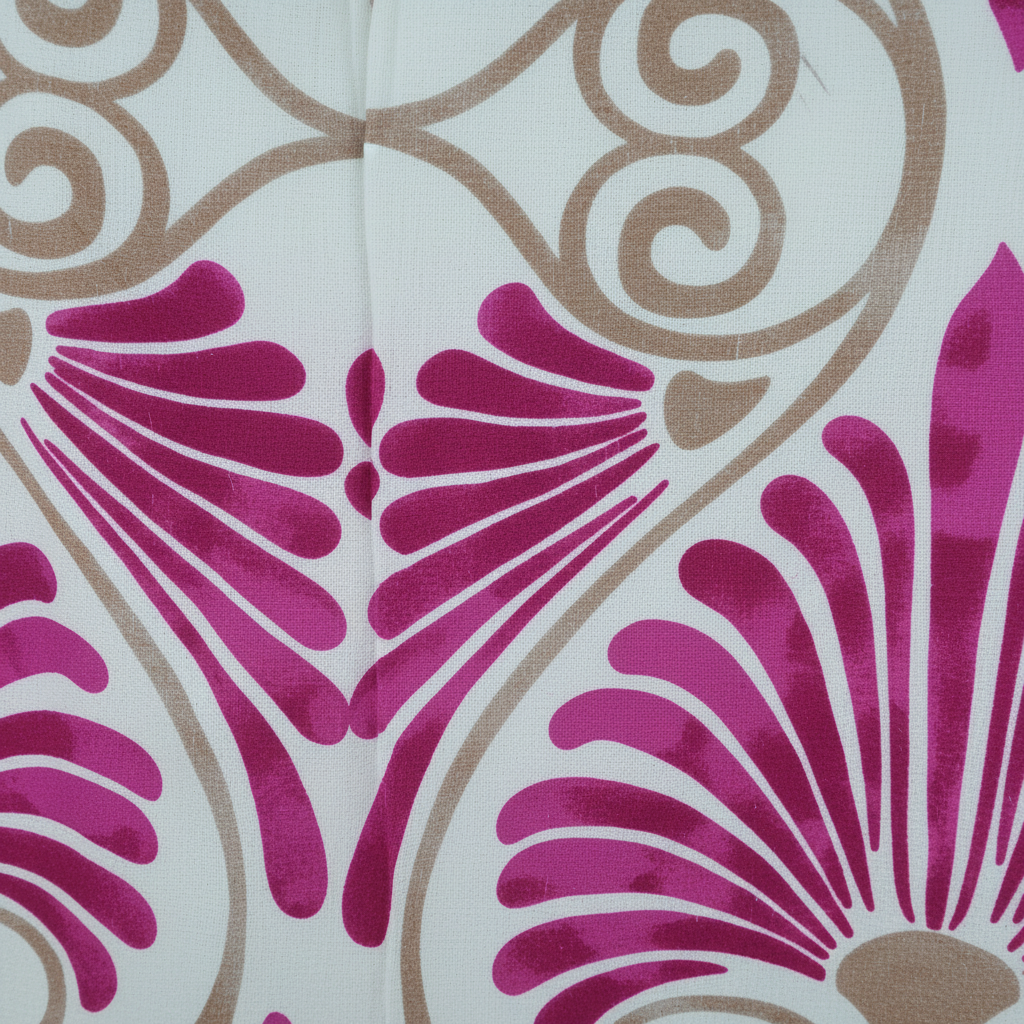 Sommerkleid Art Déco Pink Detailshot KI