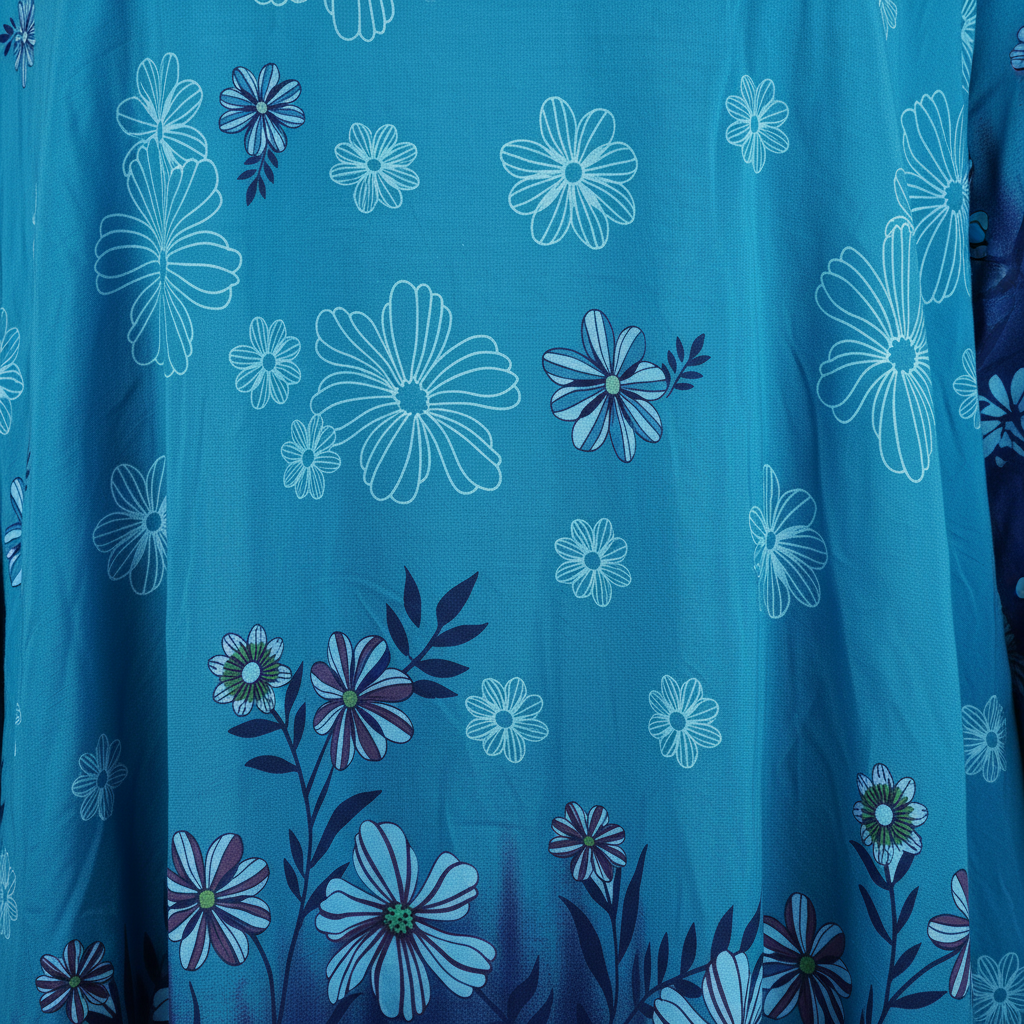 Tunika Raya Türkis – Detailshot