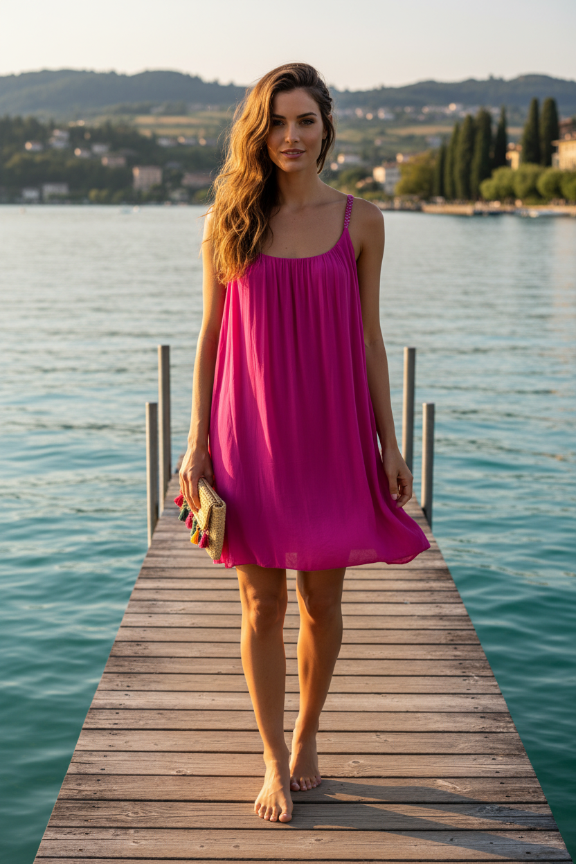 Sommerkleid Malia Pink – Bodensee Lifestyle