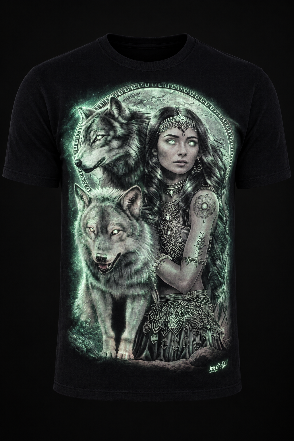 KI-Visualisierung des möglichen Glow-in-the-Dark-Effekts, tatsächliche Leuchtwirkung kann abweichen